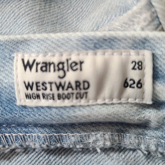Wrangler Women's Westward High Rise Bootcut Jeans - Stonewashed, 28"x32" - Picture 6 of 7